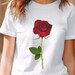 Radiant Rose T-shirt | Beautiful Red Rose Shirt | Birthday Present ...