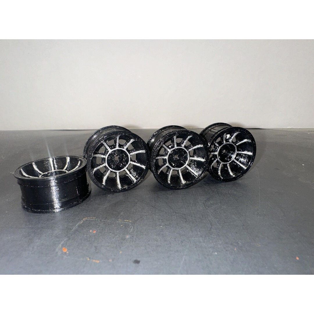 1/18 Scale RC General Lee Vector Wheels for 1:18 RC Car HEX Dukes of ...