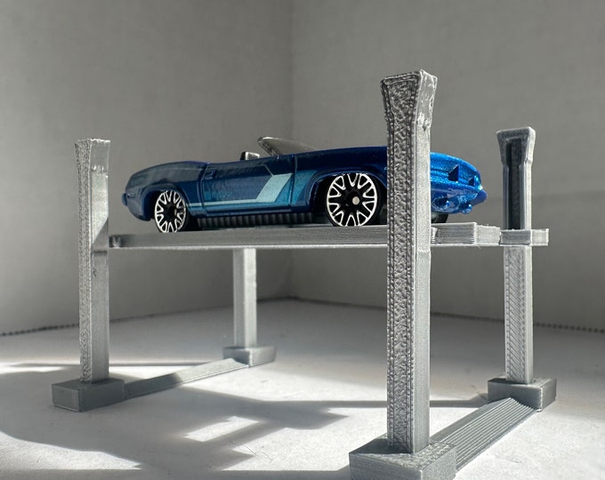 Hot Wheels Matchbox Car Lift Stand Storage 1:64 Scale Diorama (2-Pack) Gaslands / 1/64 Model Car Scenery