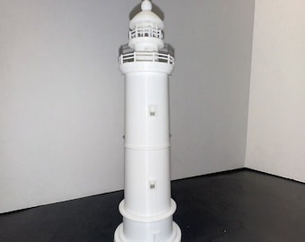N - Scale Island Lighthouse 1:160 Scale Nautical Scenery Seaside Building for Model Railroad Layouts and Dioramas!