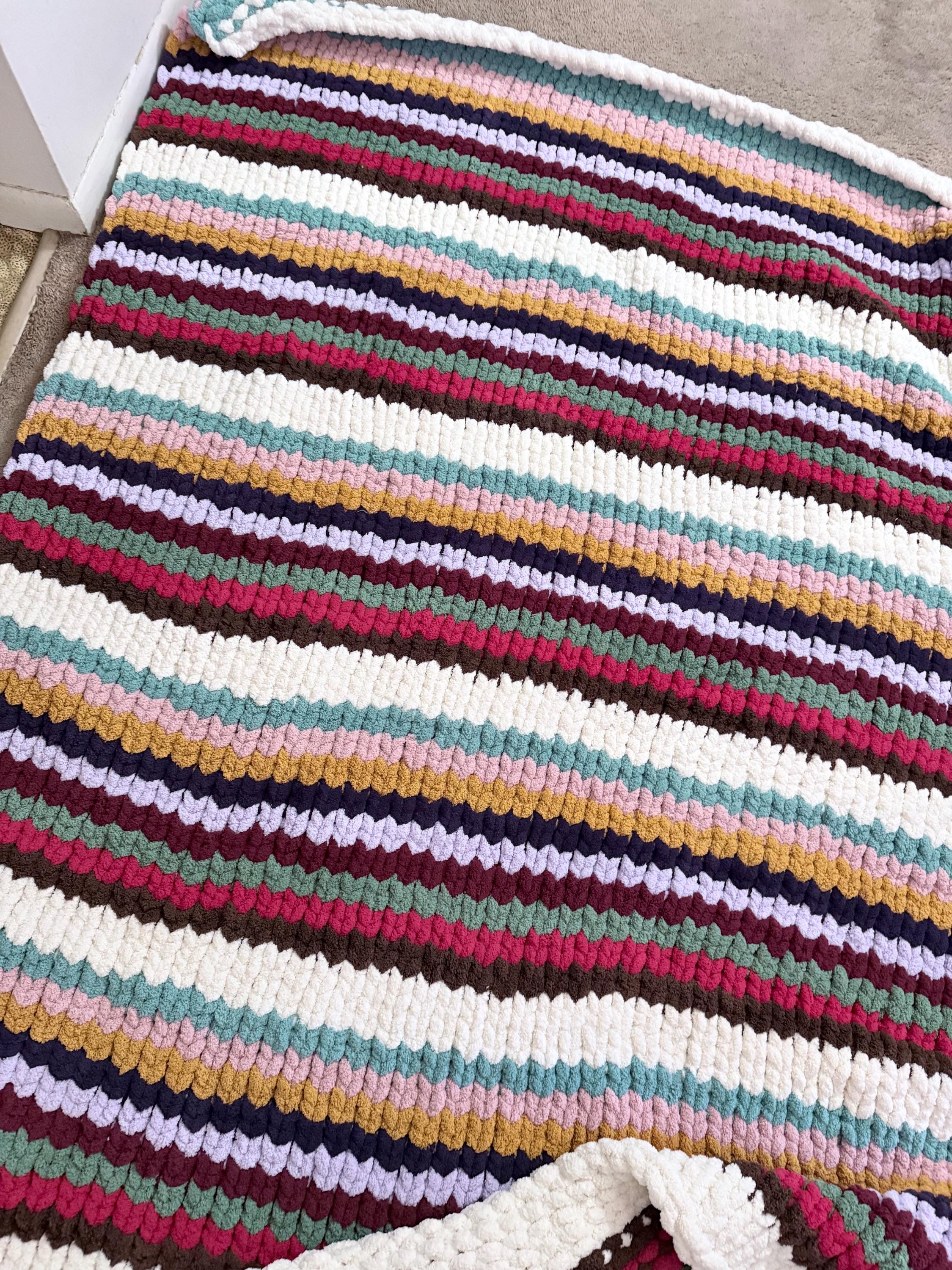Soft & Cozy Hand Crocheted Blankets Sizes/colors Vary - Etsy