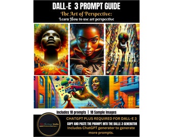 The Art of Perspective, AI Prompt Guide, ChatGPT, DALL-E, DALLE, Digital Download, Easy to Use, Ai Art