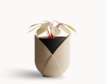 Jardinera minimalista de interior / Decoración del hogar escandinava japonesa