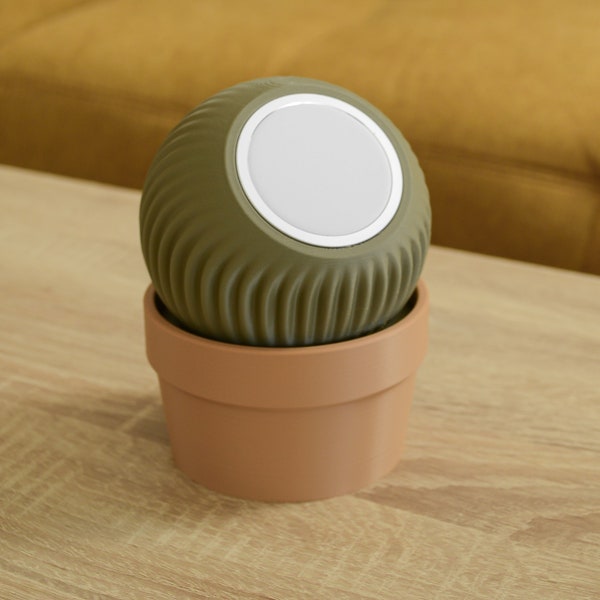 Support chargeur rotatif MagSafe Cactus | Jolie station de charge MagSafe pour iPhone imprimée en 3D | Accessoires pour téléphones de bureau