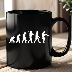 Mug Evolution of the Silly Walk 15 oz : tasse à café Monty Python