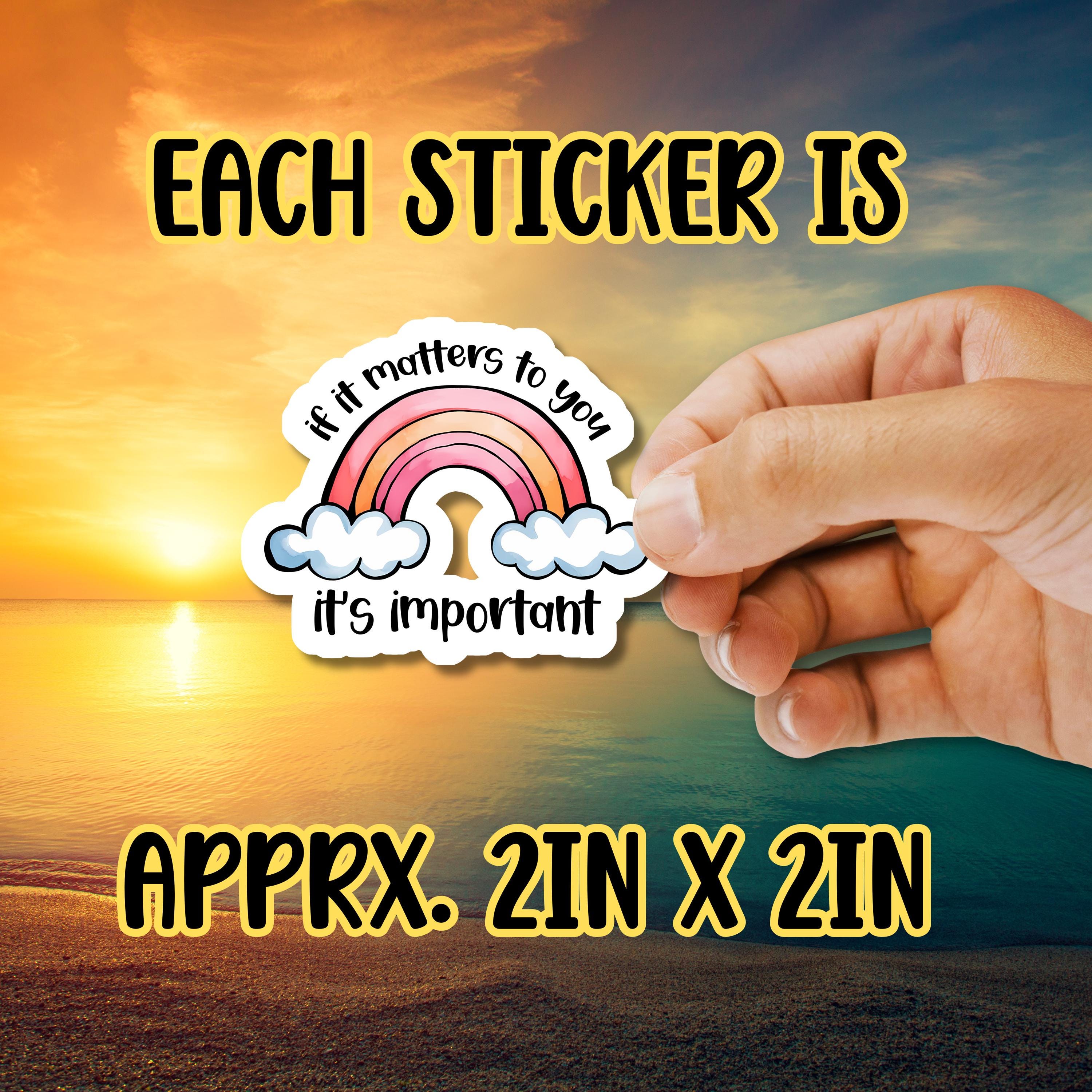 Mental Health Stickers for Your Water Tle or Laptop, Vinyl Motivation ...
