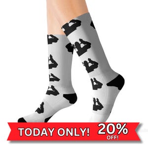 Calcetines de Monty Python: El Santo Grial del francés burlón - Regalo divertido