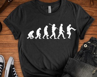 Monty Python Silly Walk T-Shirt: Evolution of Man Graphic Tee