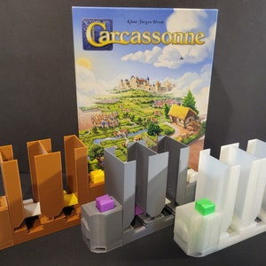 Tile Tower and Dispenser - for Carcassonne, Karak, and other board games