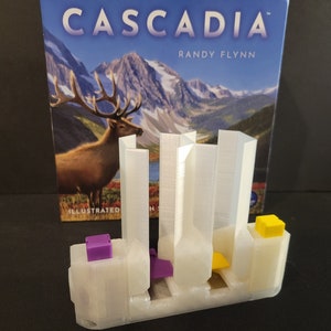 Cascadia - Board Game Tile Tower and Dispenser