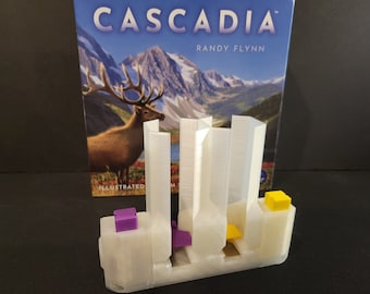 Cascadia - Board Game Tile Tower and Dispenser