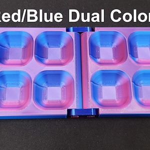 Mancala Set - folding magnetic board and gems image 3