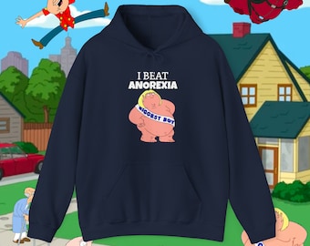 Family Guy character hoodie, Chris Griffin, Funny quote hooded sweatshirt, Funnies comedy item, Anime lovers, FamilyGuy gift for him