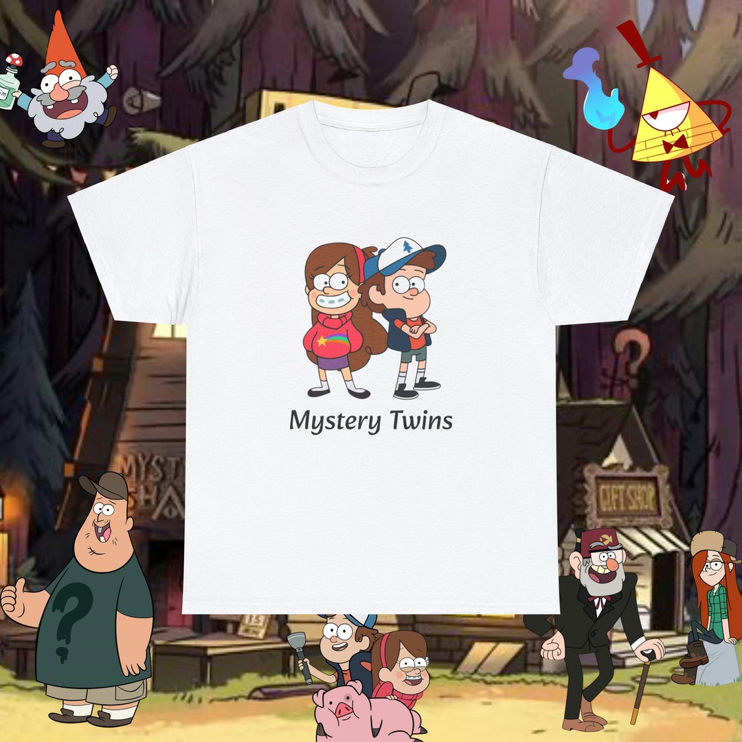 Gravity Falls Shirt, Mabel Pines, Dipper Pines, Mystery Twins, Tvshow ...