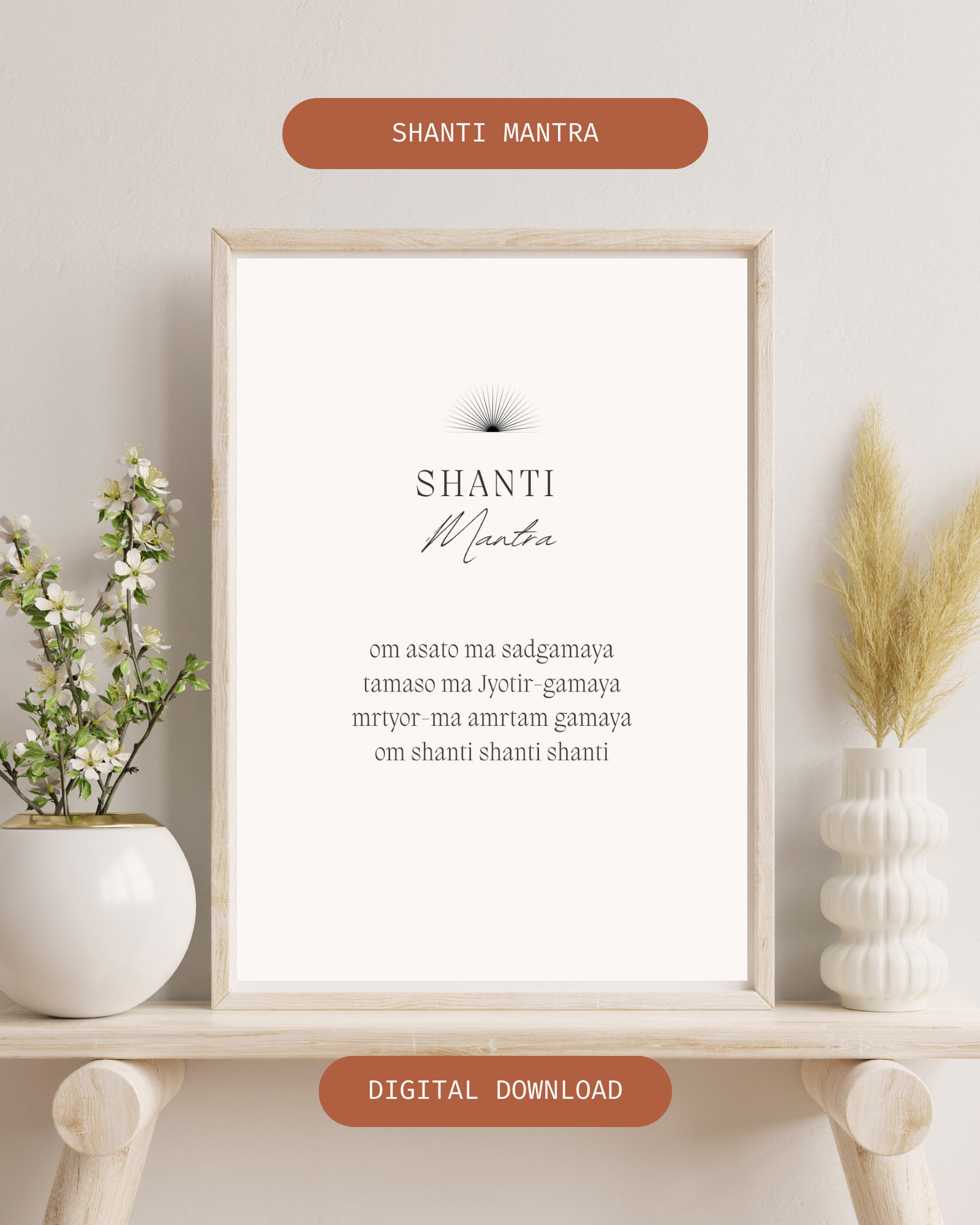 Shanti Mantra - Etsy Singapore
