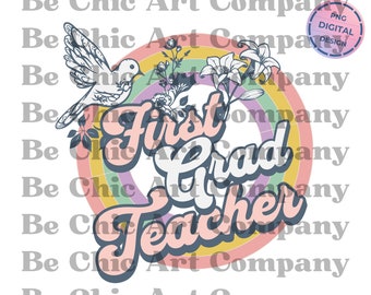 Leraar eerste leerjaar PNG, leraar eerste leerjaar PNG, T-shirt eerste leerjaar, ontwerp eerste leerjaar T-shirt, basisschool PNG, onderwijsshirt