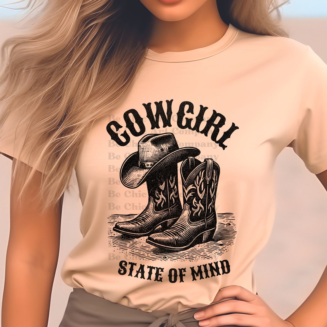 Cowgirl State of Mind Graphic Tee main image 0