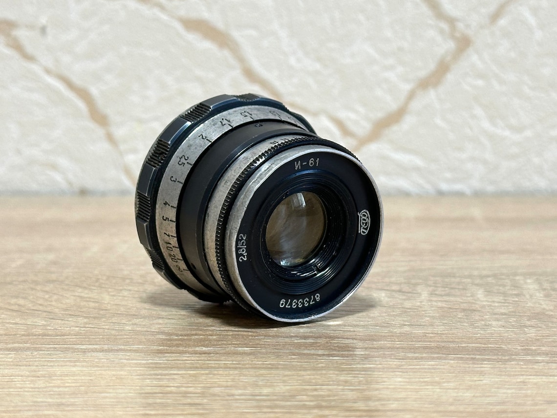 Lens Industar-61 2,8/52mm M39 Vintage Rangefinder Lens ussr Soviet for FED ZORKI, foto 1 di 5