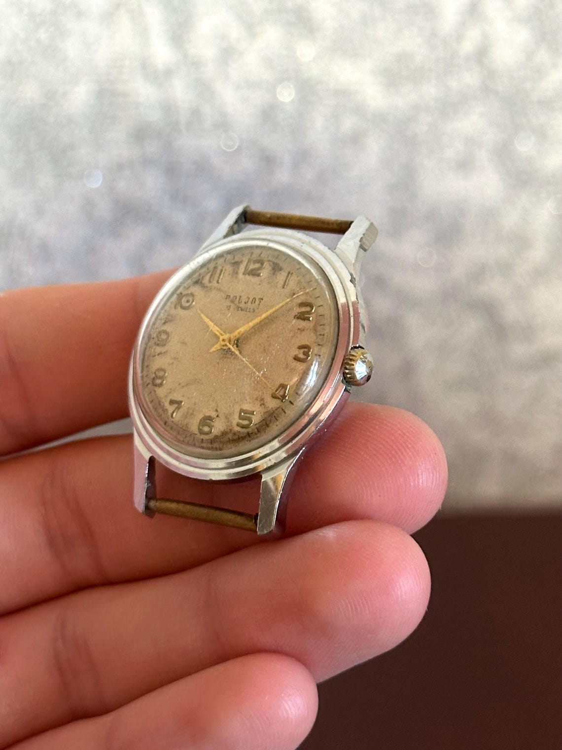 POLJOT 16 Jewels Vintage Mechanical Men’s Wristwatch ussr Soviet Watch, photo 2 sur 5
