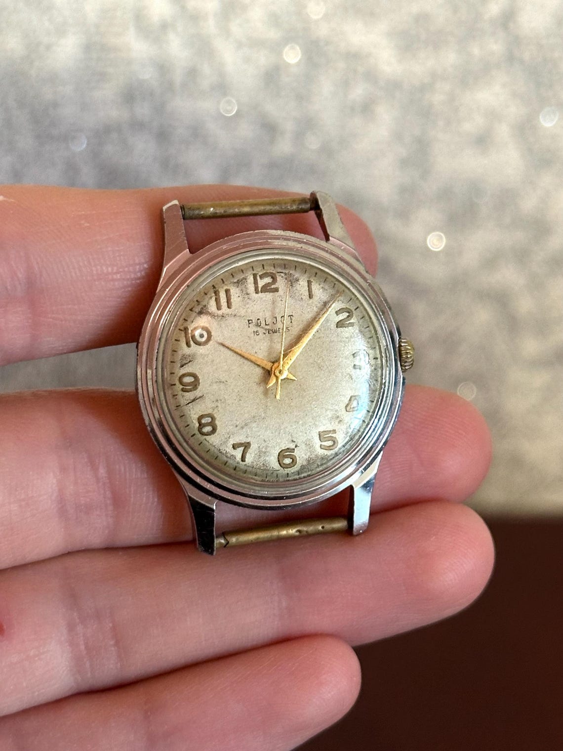 POLJOT 16 Jewels Vintage Mechanical Men’s Wristwatch ussr Soviet Watch, photo 1 sur 5