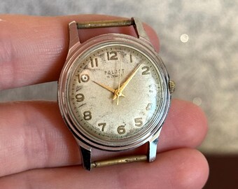 POLJOT 16 Jewels Vintage Mechanical Men’s Wristwatch ussr Soviet Watch