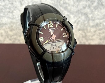 Casio HDC-600 Vintage Analog Digital Watch WR100M Illuminator Men’s Wristwatch