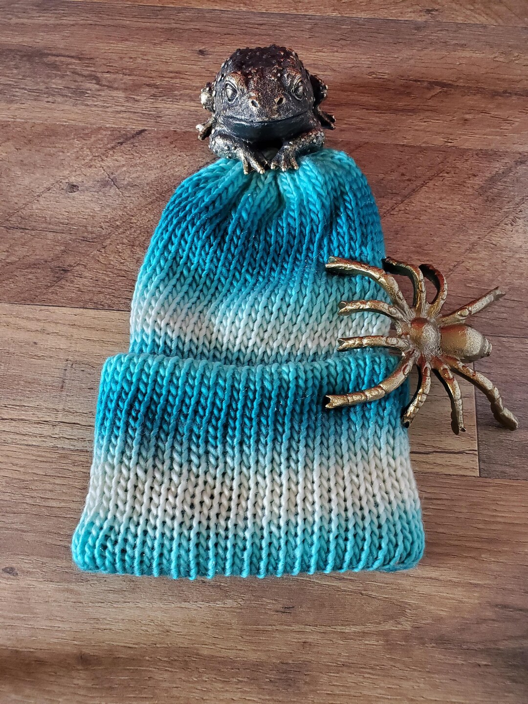 Sea Foam Mosaic Adult Beanie Stowe Mosaic Beanie - Spearmint – Big Rock Candy Mountaineering main image 3