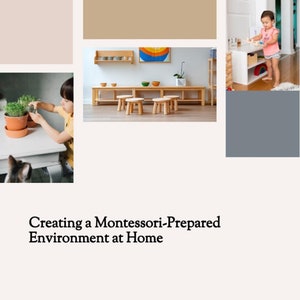 Creating a Montessori-Prepared Environment at Home eBook | Epub and PDF Formats