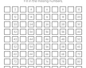 Skip Counting Math Printable: Early Learning Activity (Digital Download)