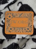 Laser Engraved Faux Leather Contact Card Holder: various designs.