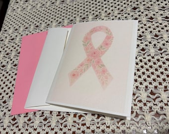 Breast Cancer Ribbon Card 2