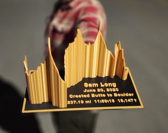 Custom Print Your Climb Trophy w/ Personalization