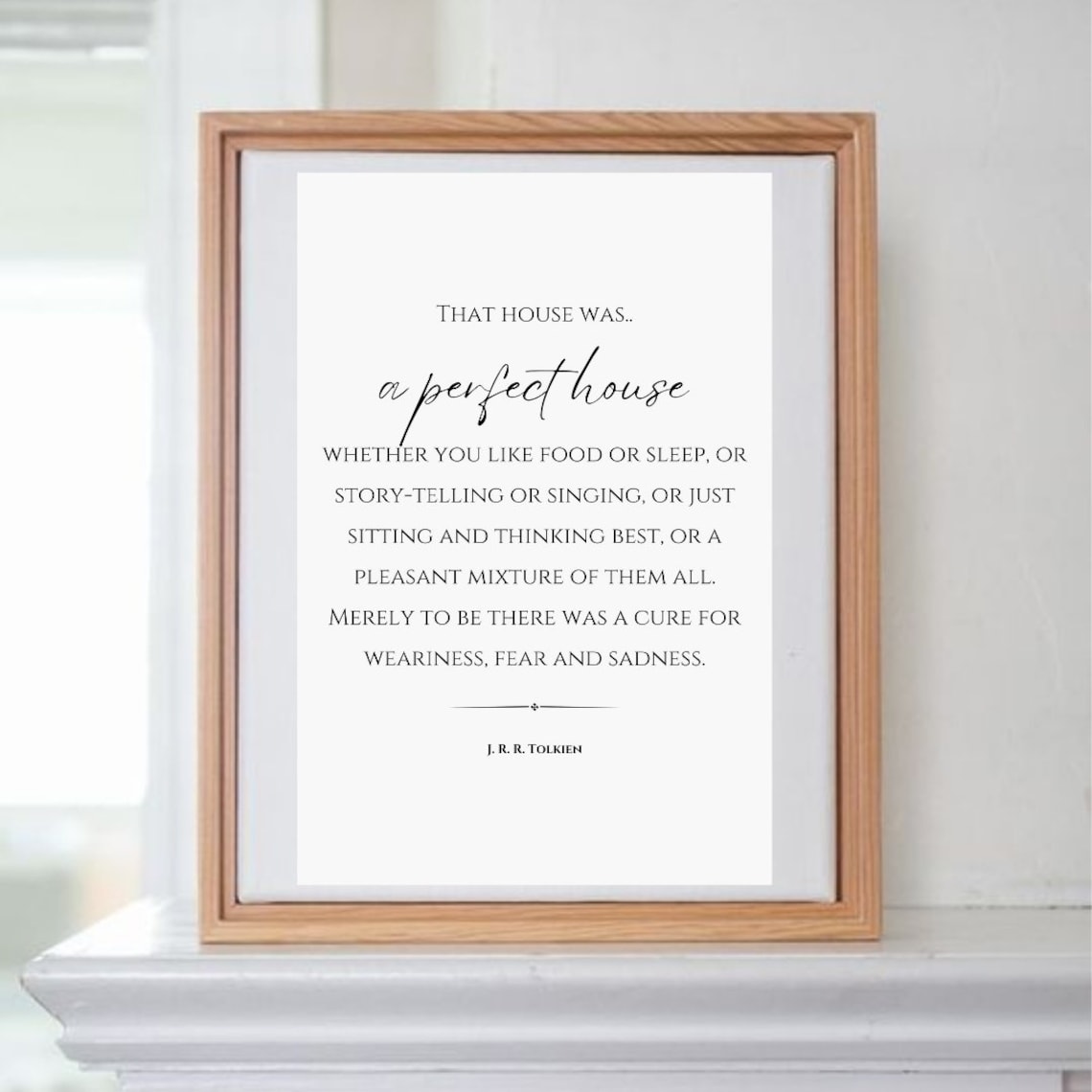 Printable Tolkien Quote Wall Art, Motivational Wall Art, Wall Decor ...