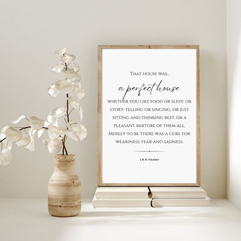 Printable Tolkien Quote Wall Art, Motivational Wall Art, Wall Decor ...