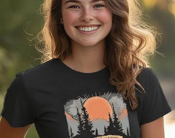 Be Still and Know Mountain T-Shirt: Christian Hiker Apparel