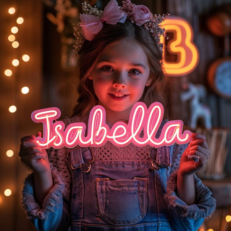 Neon Sign Teenage Girl Gifts, Neon Name Sign, Name Sign for Wall, Light