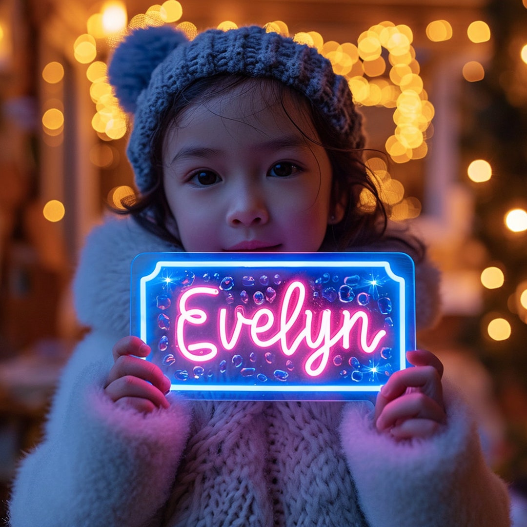 Neon Sign Teenage Girl Gifts Neon Name Sign Name Sign For Wall Light 