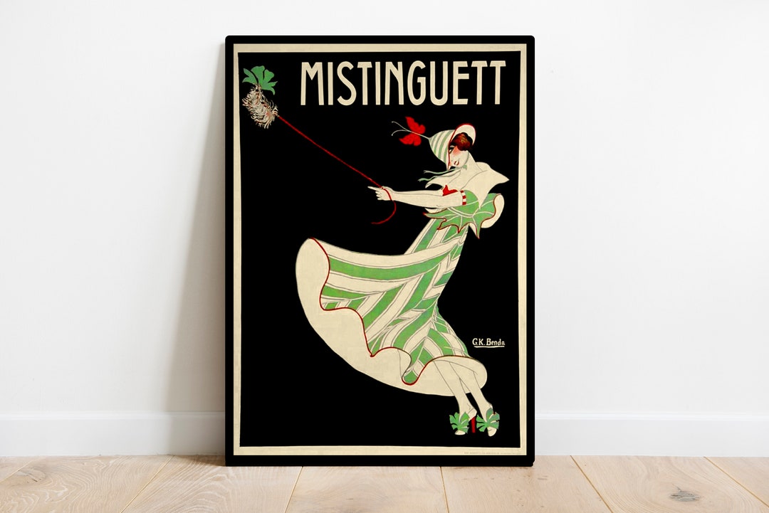 MISTINGUETT Rhwx - POSTER HQ 50x70cm d'une AFFICHE VINTAGE