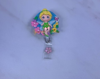 Badge Reel, Nurse Gift, Emergency Badge, Tech ID Badge Reel, Clinic Badge Reel, Student Nurse, Medical Badge Reel, Healthcare, Fairy girl