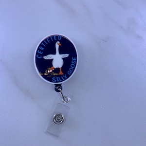 Badge Reel, Nurse Gift, Emergency Badge, Tech ID Badge Reel, Funny Badge Reel, Student Nurse, Medical Badge Reel, Healthcare, Silly Goose