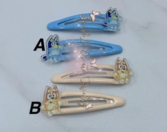 Hair Clips, Dog Lover Hair Clips, Gift For Dog, Dog girl hair clips