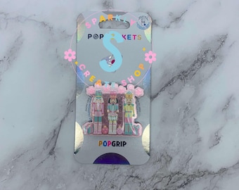 Christmas Phone Grip, Holiday Nutcrackers Pop Grip