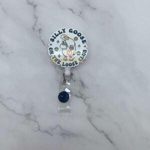 Badge Reel, Nurse Gift, Emergency Badge Reel, Tech ID Badge Reel, Medical Badge Reel, Funny Badge Reel, Healthcare, RN, Silly Goose