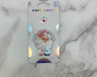 Christmas Red Vintage Santa Pop Grip Phone Grip