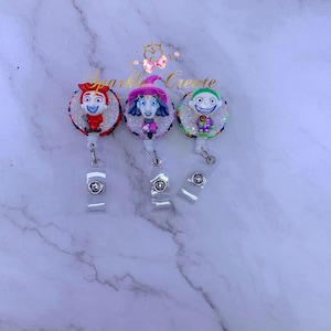 Badge Reel, Nurse Gift, Emergency Badge, Tech ID Badge Reel, Halloween Badge Reel, Student Nurse, Healthcare, Funny Devil kids nightmare