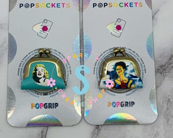 Mini Leather Coin Purse Pop Grip LIMITED