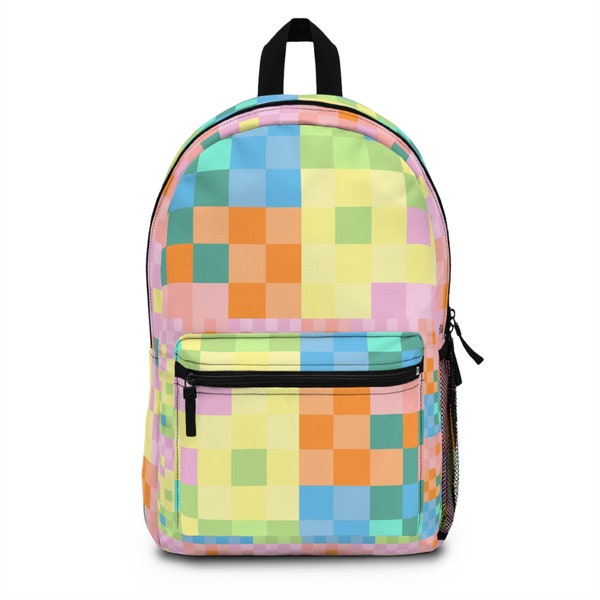 Springy Check Backpack