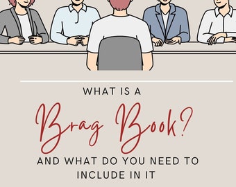 Medical Pharmaceutical Sales Interviewing Tools ~ What is a BRAG BOOK? This is your digital How to Guide. PDF instant download ~ 2 pages.