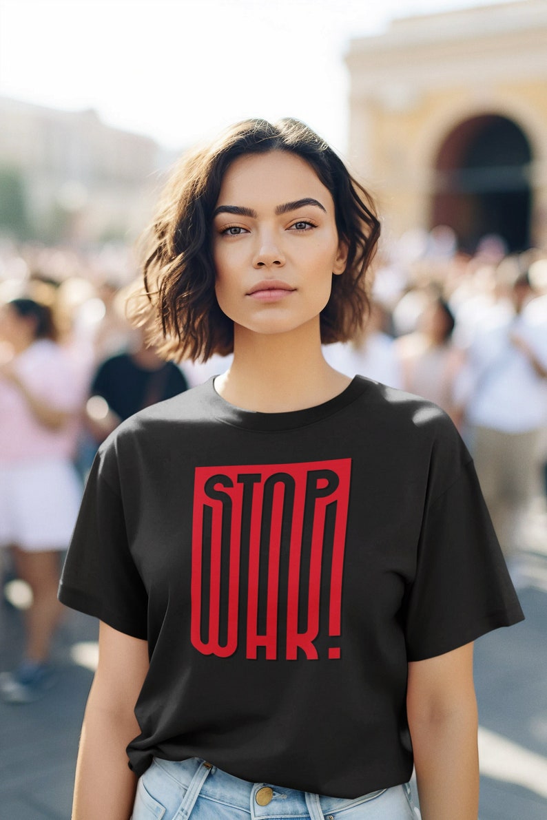 Anti War-stop War T-shirt-peace Shirt-protest Shirt-activist Shirt ...