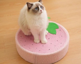 Lounge & Scratcher Cat Bed l Kitten Bed l  Calming Bed and Scratcher l Cozy Pet Bed l Waterproof Pet Furniture